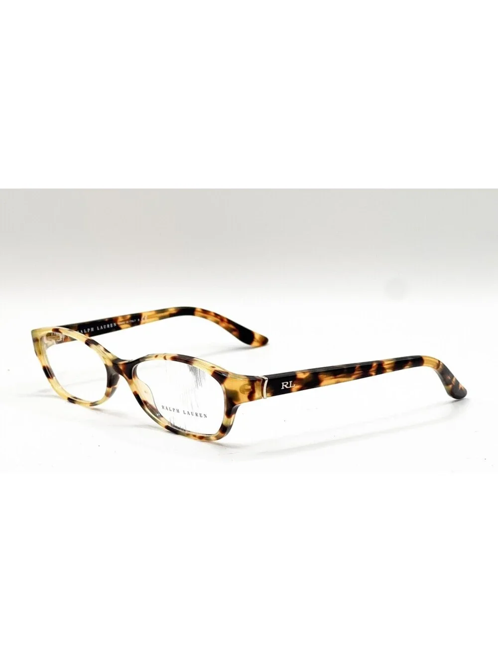Ralph Lauren RL 6068 5004 Yellow Havana Full Rim Authentic Eyeglass Frames 55-15